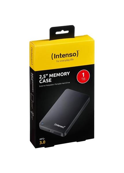 INTENSO 1TB MemoryCase 2,5" USB3.0 čierny INTENSO 1TB MemoryCase 2,5" USB3.0 čierny