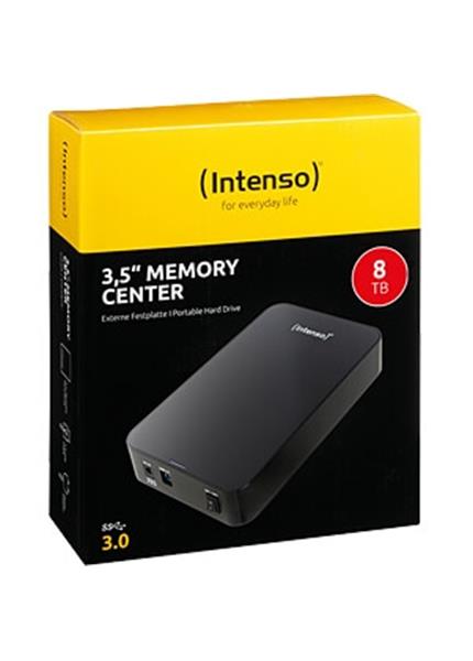INTENSO 8TB MemoryCenter black 3,5" 6031516 INTENSO 8TB MemoryCenter black 3,5" 6031516
