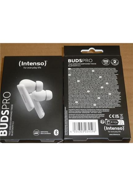 INTENSO BUDS Pro, Bezdrôtové slúchadlá, biele INTENSO BUDS Pro, Bezdrôtové slúchadlá, biele