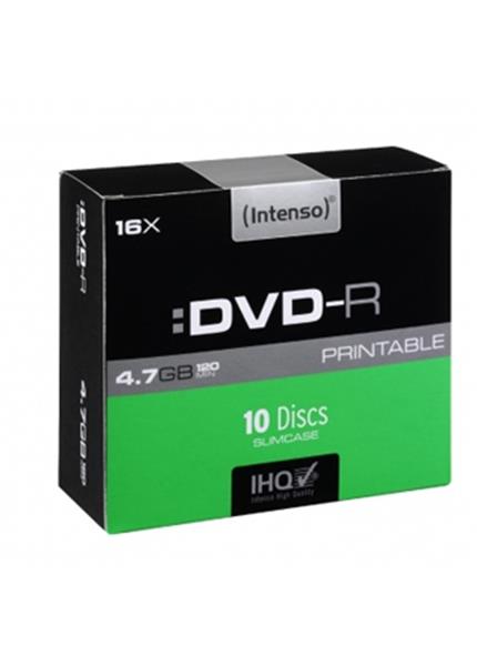 INTENSO DVD-R Slim Case 4,7GB PRINT 10ks INTENSO DVD-R Slim Case 4,7GB PRINT 10ks
