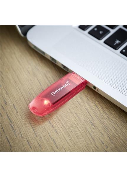 INTENSO Rainbow Line, 128GB, USB 2.0, Red INTENSO Rainbow Line, 128GB, USB 2.0, Red