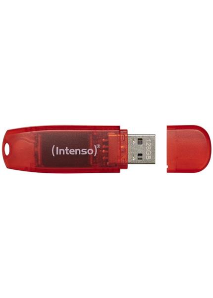 INTENSO Rainbow Line, 128GB, USB 2.0, Red INTENSO Rainbow Line, 128GB, USB 2.0, Red