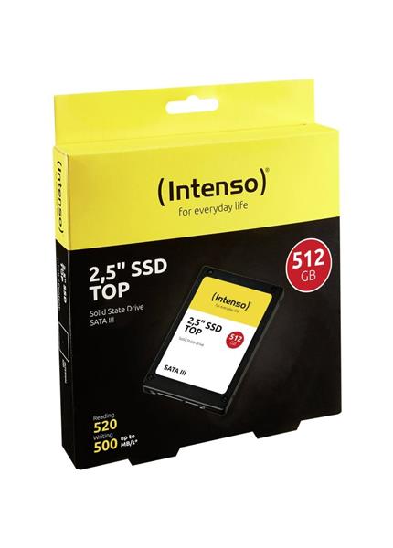 INTENSO SSD TOP 512GB 2.5"/SATA3/7mm INTENSO SSD TOP 512GB 2.5"/SATA3/7mm
