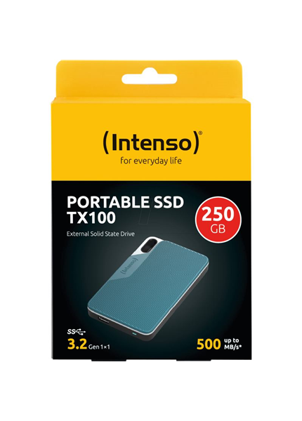 INTENSO TX100, Externý SSD disk, 250GB INTENSO TX100, Externý SSD disk, 250GB