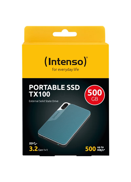 INTENSO TX100, Externý SSD disk, 500GB INTENSO TX100, Externý SSD disk, 500GB
