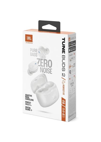JBL Tune Buds2, Bluetooth slúchadlá, biele JBL Tune Buds2, Bluetooth slúchadlá, biele