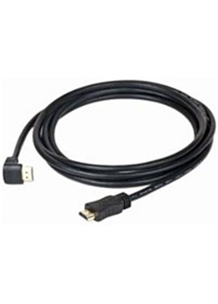 Kábel HDMI 1.4 Male/Male 3m konektor 90° Kábel HDMI 1.4 Male/Male 3m konektor 90°