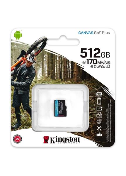 KINGSTON Micro SDXC CANVAS GO! Plus 512GB KINGSTON Micro SDXC CANVAS GO! Plus 512GB