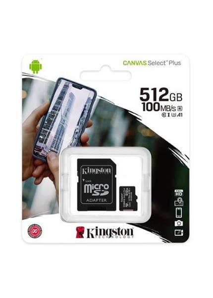 KINGSTON Micro SDXC CANVAS SP 512GB UHS-I + ada KINGSTON Micro SDXC CANVAS SP 512GB UHS-I + ada