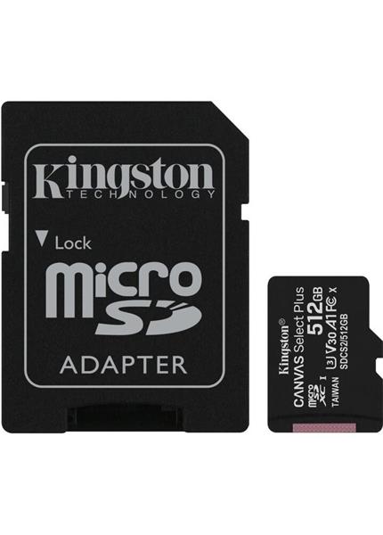 KINGSTON Micro SDXC CANVAS SP 512GB UHS-I + ada KINGSTON Micro SDXC CANVAS SP 512GB UHS-I + ada