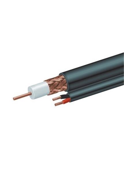 Koaxiálny kábel RG59 + napájanie, 75Ohm, 300m Koaxiálny kábel RG59 + napájanie, 75Ohm, 300m