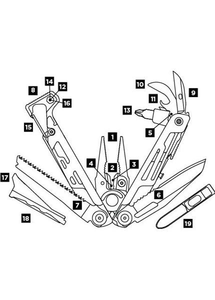 LEATHERMAN Signal BLACK, Multifunkčné náradie LEATHERMAN Signal BLACK, Multifunkčné náradie