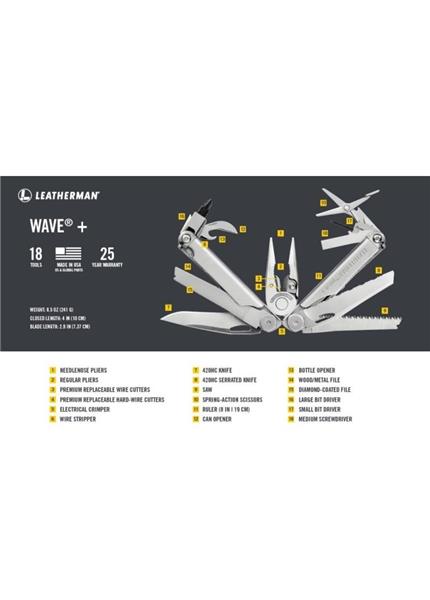 LEATHERMAN Wave PLUS, Multifunkčné náradie LEATHERMAN Wave PLUS, Multifunkčné náradie