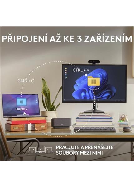 LOGITECH MX Anywhere 3S, Bezdrôtová myš, Graphite LOGITECH MX Anywhere 3S, Bezdrôtová myš, Graphite