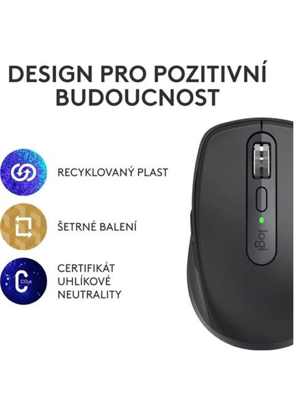 LOGITECH MX Anywhere 3S, Bezdrôtová myš, Graphite LOGITECH MX Anywhere 3S, Bezdrôtová myš, Graphite