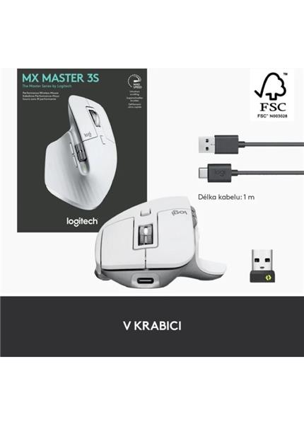 LOGITECH MX Master 3S, Bezdrôtová myš, pale LOGITECH MX Master 3S, Bezdrôtová myš, pale
