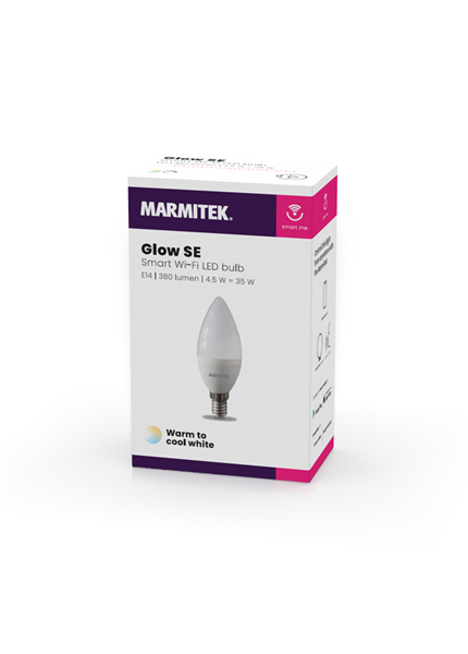 MARMITEK Glow SE Smart Wi-Fi LED E14, 380lm MARMITEK Glow SE Smart Wi-Fi LED E14, 380lm