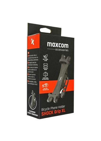 MAXCOM SHOCK Grip XL, Držiak na bicykel MAXCOM SHOCK Grip XL, Držiak na bicykel