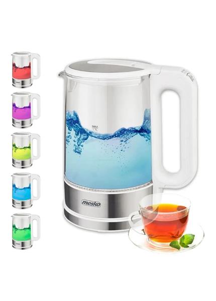 MESKO MS 1301W, Rýchlovarná kanvica 1,7L MESKO MS 1301W, Rýchlovarná kanvica 1,7L