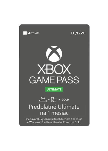 MICROSOFT Xbox Game Pass Ultimate 1 mesiac MICROSOFT Xbox Game Pass Ultimate 1 mesiac