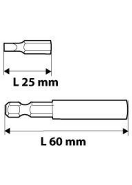 NEO TOOLS 06-101, Sada bitov, 25 mm, 7 ks NEO TOOLS 06-101, Sada bitov, 25 mm, 7 ks