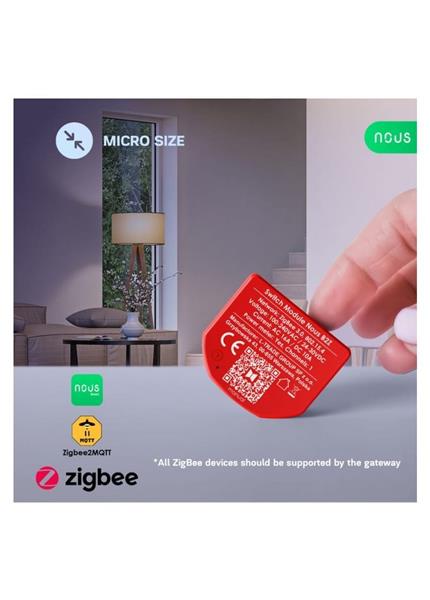 NOUS B2Z, ZigBee SMART Switch, prepínač (s mera) NOUS B2Z, ZigBee SMART Switch, prepínač (s mera)
