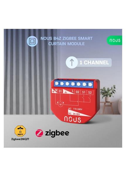 NOUS B4Z, ZigBee SMART Switch, prepínač NOUS B4Z, ZigBee SMART Switch, prepínač