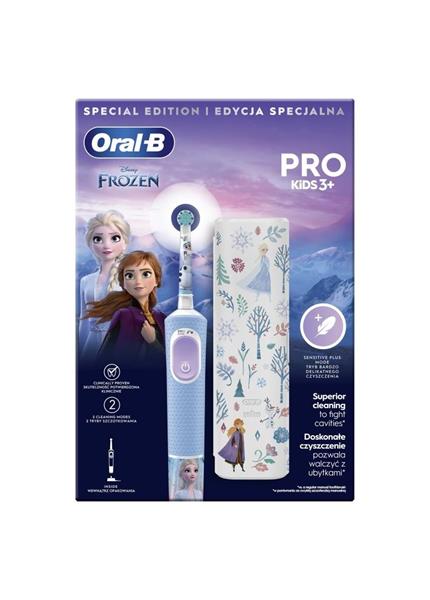 Oral-B Vitality Pro Kids Frozen + Cestovné púzdro Oral-B Vitality Pro Kids Frozen + Cestovné púzdro