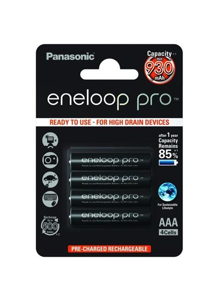 PANASONIC Eneloop Pro, Batérie, BK-4HCCE, AAA, 4ks PANASONIC Eneloop Pro, Batérie, BK-4HCCE, AAA, 4ks