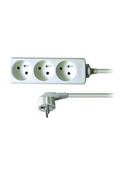 PremiumCord PP3-02, 230V 2m 3 zásuvky, biela PremiumCord PP3-02, 230V 2m 3 zásuvky, biela