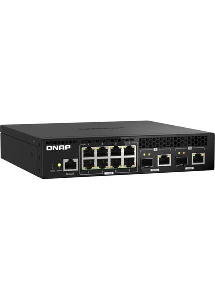 QNAP QSW-M2108R-2C, 10-port Switch, 10GbE/2.5GbE QNAP QSW-M2108R-2C, 10-port Switch, 10GbE/2.5GbE