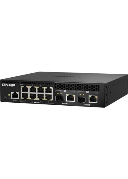 QNAP QSW-M2108R-2C, 10-port Switch, 10GbE/2.5GbE QNAP QSW-M2108R-2C, 10-port Switch, 10GbE/2.5GbE