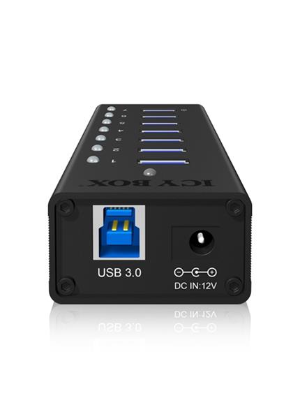 RAIDSONIC ICY BOX - USB 3.0 HUB  12V 3A 7portov RAIDSONIC ICY BOX - USB 3.0 HUB  12V 3A 7portov