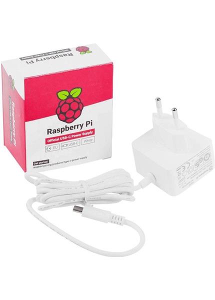 RASPBERRY USB-C adaptér Raspberry Pi 4B 3A biely RASPBERRY USB-C adaptér Raspberry Pi 4B 3A biely
