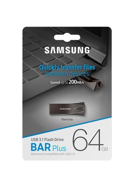 SAMSUNG BAR Plus Flash Drive 64GB USB 3.1 gry SAMSUNG BAR Plus Flash Drive 64GB USB 3.1 gry