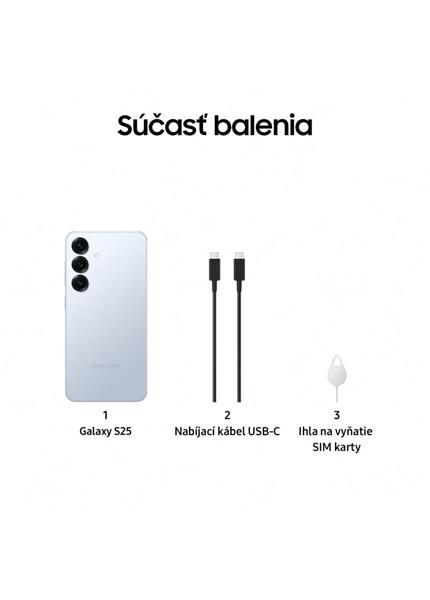 SAMSUNG Galaxy S25 5G 512GB DUOS, Icy Blue SAMSUNG Galaxy S25 5G 512GB DUOS, Icy Blue