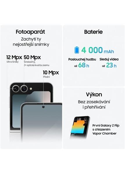 SAMSUNG Galaxy Z Flip6 5G 12GB/256GB, Blue SAMSUNG Galaxy Z Flip6 5G 12GB/256GB, Blue