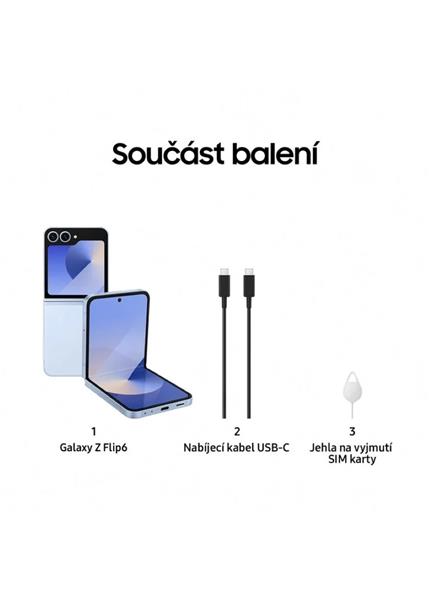 SAMSUNG Galaxy Z Flip6 5G 12GB/256GB, Blue SAMSUNG Galaxy Z Flip6 5G 12GB/256GB, Blue