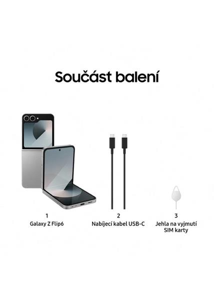 SAMSUNG Galaxy Z Flip6 5G 12GB/256GB, Silver SAMSUNG Galaxy Z Flip6 5G 12GB/256GB, Silver