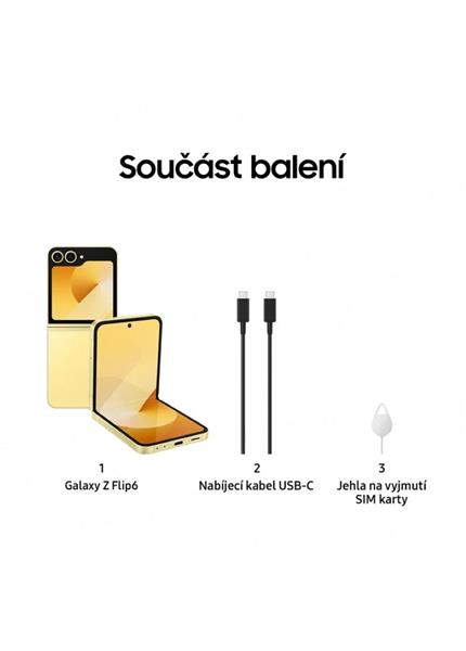 SAMSUNG Galaxy Z Flip6 5G 12GB/256GB, Yellow SAMSUNG Galaxy Z Flip6 5G 12GB/256GB, Yellow