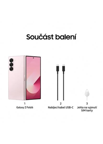 SAMSUNG Galaxy Z Fold6 5G 12GB/256GB, Pink SAMSUNG Galaxy Z Fold6 5G 12GB/256GB, Pink