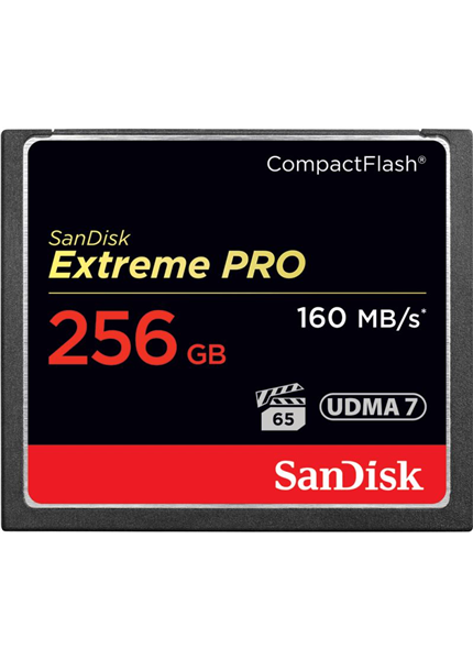 SANDISK Compact Flash Extreme Pro 256GB SANDISK Compact Flash Extreme Pro 256GB