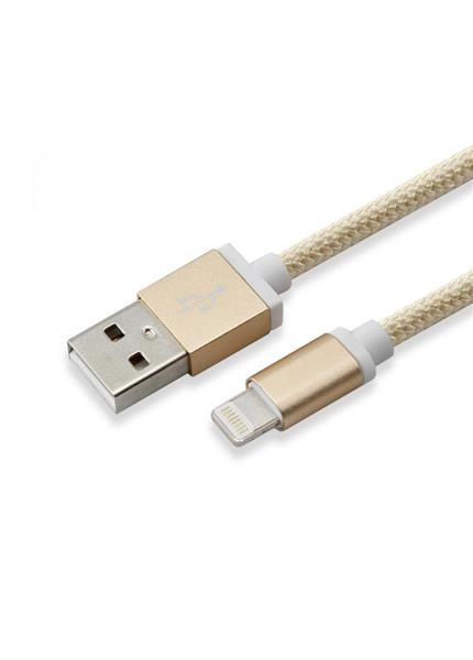 SBOX IPH7-G Apple Lightning/USB-A zlatý 1,5m SBOX IPH7-G Apple Lightning/USB-A zlatý 1,5m