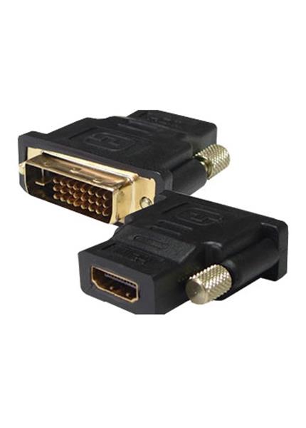 SBOX Redukcia DVI samec (24+1)/HDMI samica SBOX Redukcia DVI samec (24+1)/HDMI samica