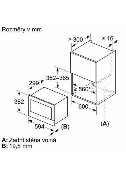 SIEMENS Vstavaná mikrovlnná  rúra BF722R1B1 SIEMENS Vstavaná mikrovlnná  rúra BF722R1B1