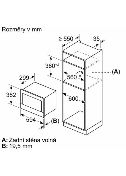 SIEMENS Vstavaná mikrovlnná  rúra BF722R1B1 SIEMENS Vstavaná mikrovlnná  rúra BF722R1B1