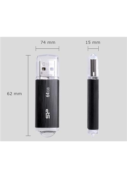 SILICON POWER Ultima U02 Black 32GB USB 2.0 SILICON POWER Ultima U02 Black 32GB USB 2.0