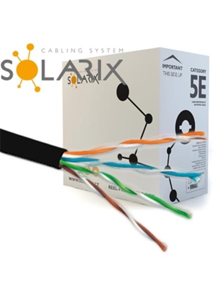 SOLARIX kábel vonkajší UTP PE CAT5E 305m/balenie SOLARIX kábel vonkajší UTP PE CAT5E 305m/balenie