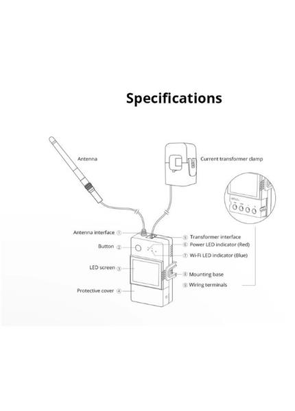 SONOFF POWCT eWeLink, Merač výkonu SONOFF POWCT eWeLink, Merač výkonu