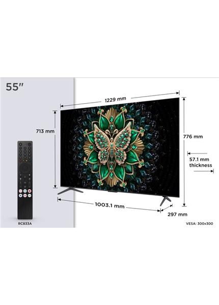 TCL C6K Premium QD-MiniLED Smart TV 55" 4K (55C6K) TCL C6K Premium QD-MiniLED Smart TV 55" 4K (55C6K)